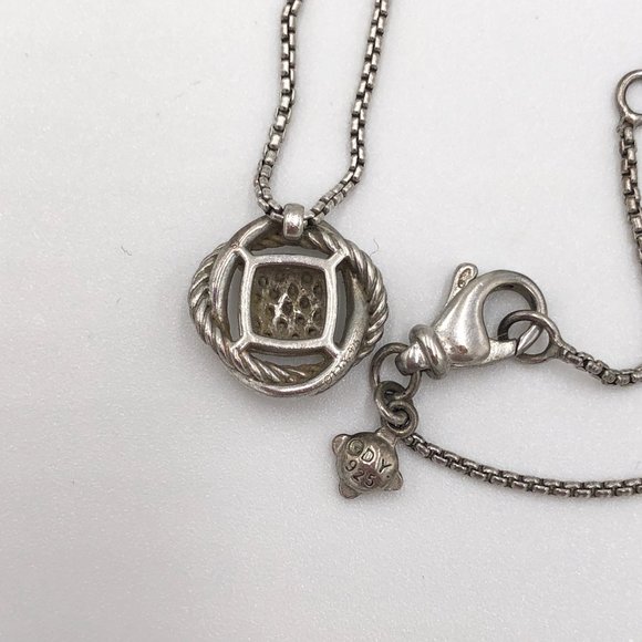 David Yurman Infinity Diamond Pendant Necklace - Picture 5 of 5
